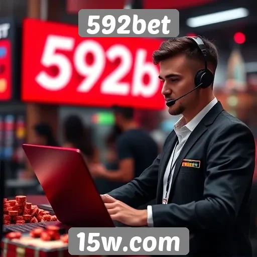 Desempenho do suporte ao cliente no 592bet